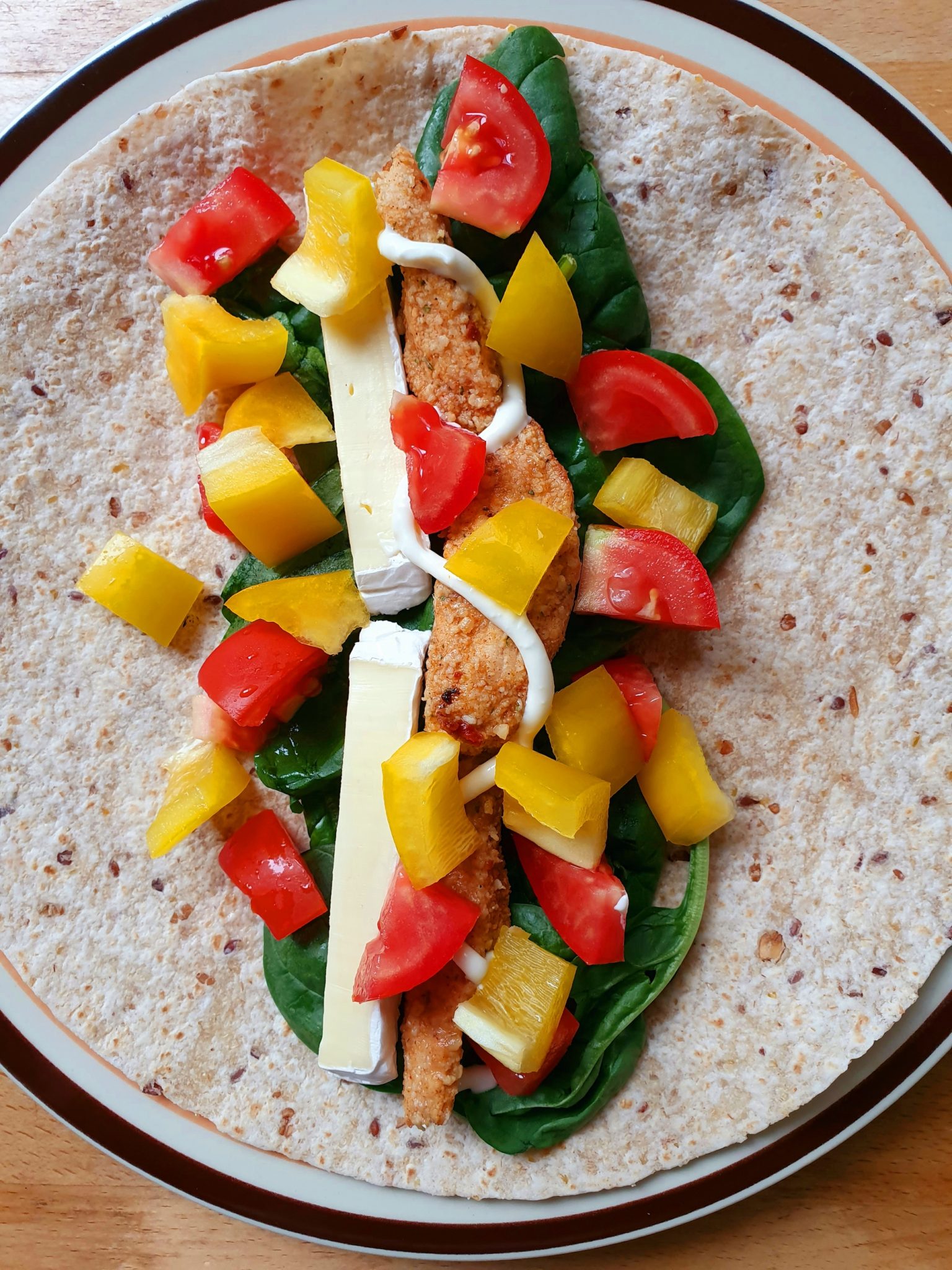 Simple Chicken Veggie Wraps Vtas Fitness Centre