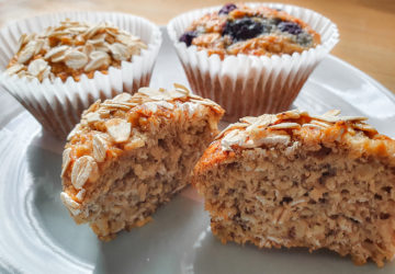 Healthy, Delicious Oatmeal Muffins