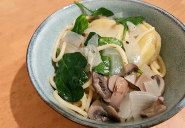 Mushroom, Spinach & Artichoke Pasta